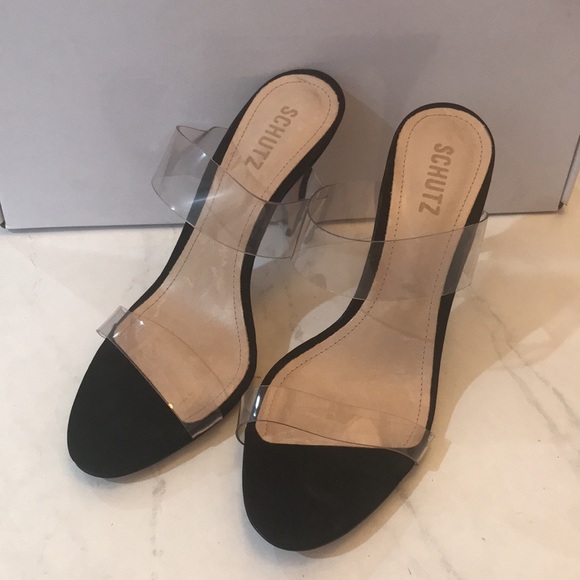 Schutz Ariella Heel Transparent, Size: 10 - Picture 4 of 8